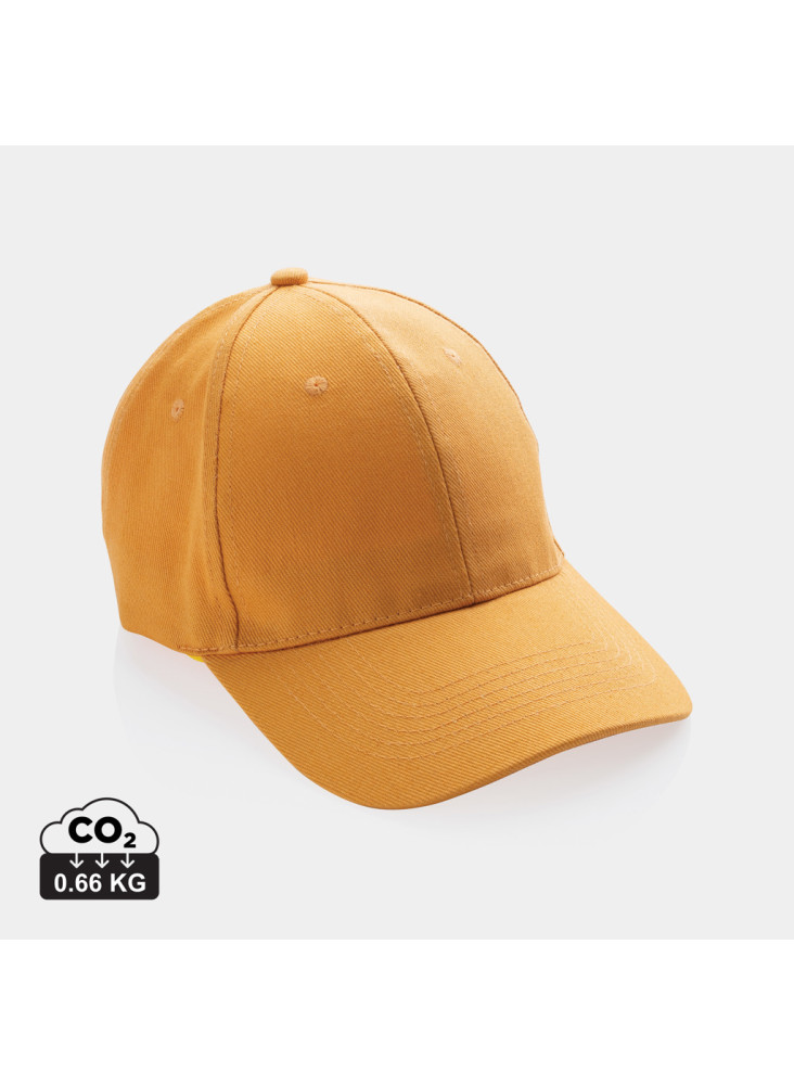 Casquette 6 panneaux en coton recyclé 280gr IMPACT
