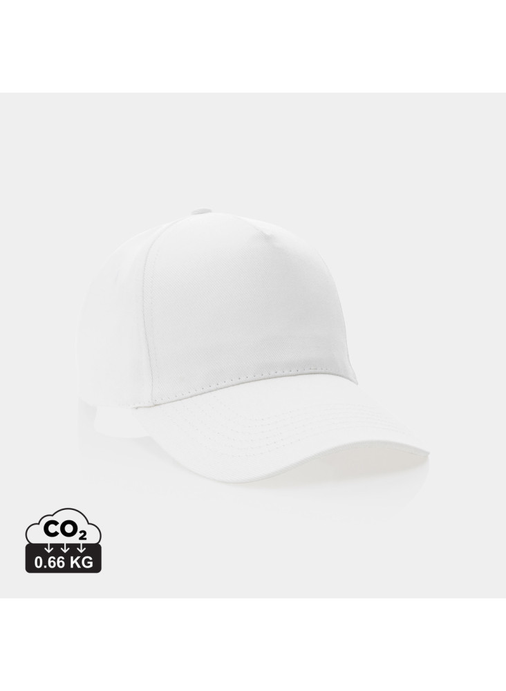 Casquette 5 panneaux en coton recyclé 280gr IMPACT