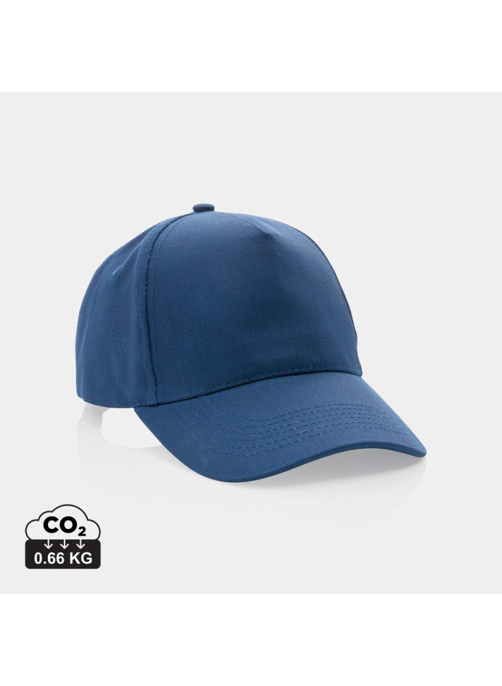 Casquette 5 panneaux en coton recyclé 280gr IMPACT