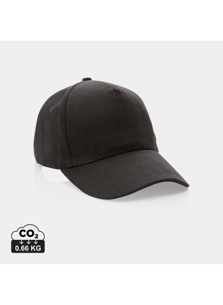 Casquette 5 panneaux en coton recyclé 280gr IMPACT