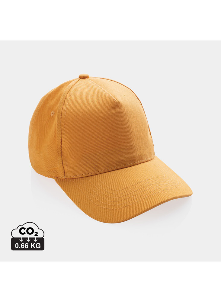 Casquette 5 panneaux en coton recyclé 280gr IMPACT
