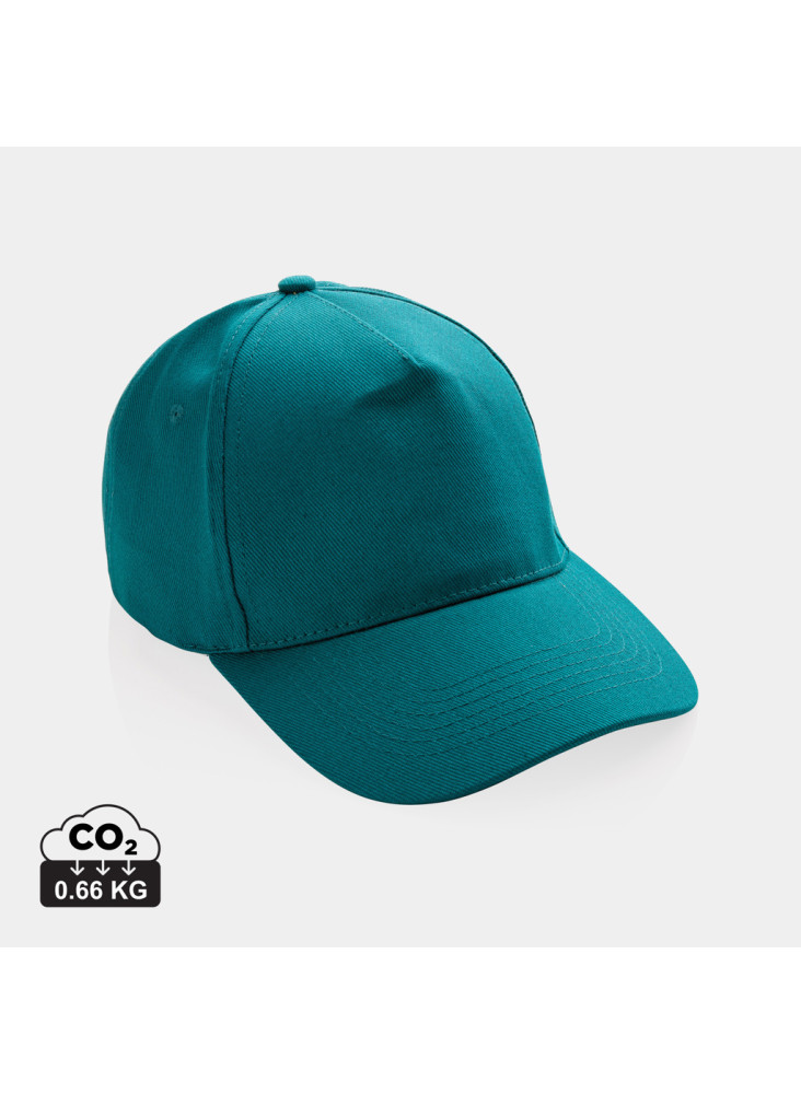 Casquette 5 panneaux en coton recyclé 280gr IMPACT