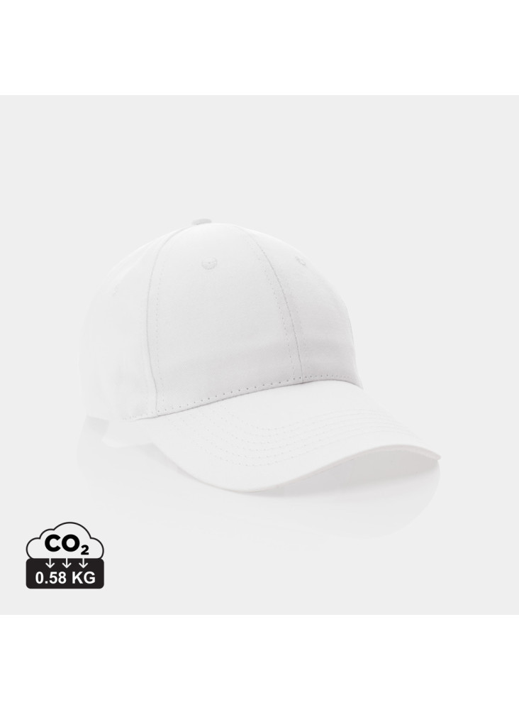 Casquette 6 panneaux en coton recyclé 190gr IMPACT