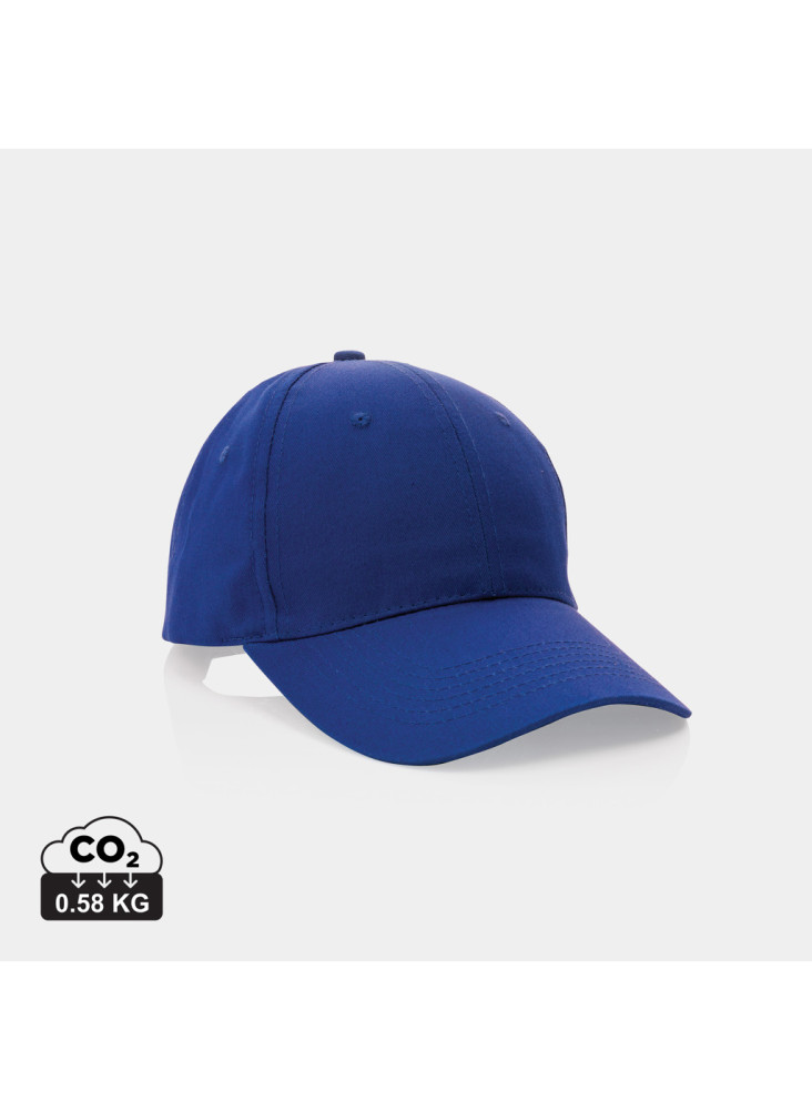 Casquette 6 panneaux en coton recyclé 190gr IMPACT