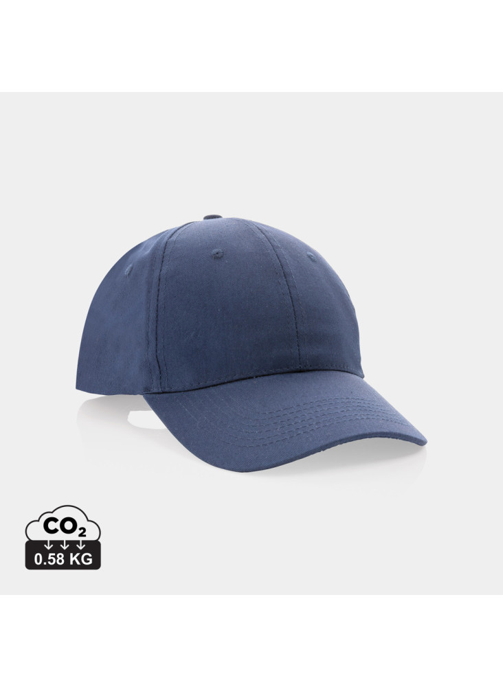 Casquette 6 panneaux en coton recyclé 190gr IMPACT