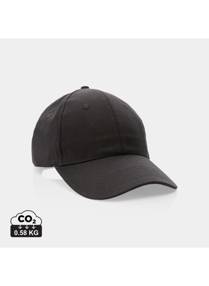 Casquette 6 panneaux en coton recyclé 190gr IMPACT