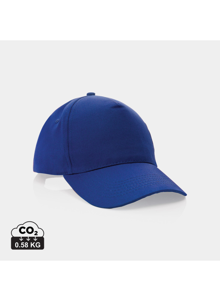 Casquette 5 panneaux en coton recyclé 190gr IMPACT