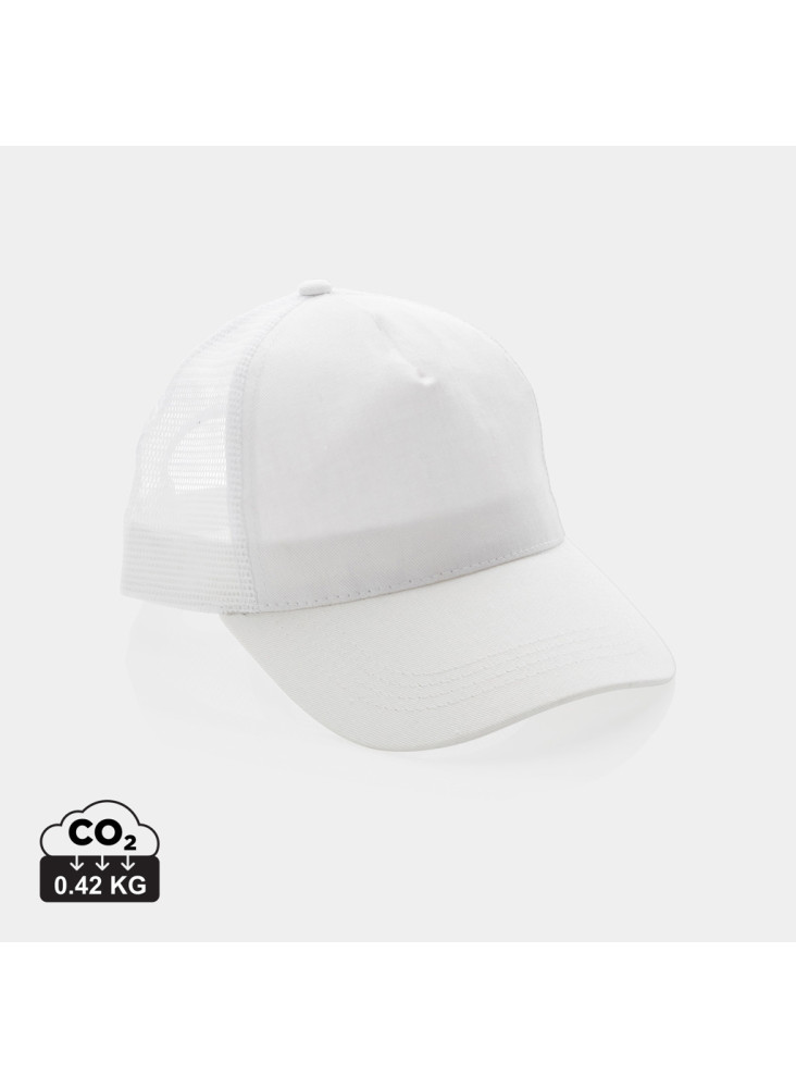 Casquette filet 5 panneaux coton recyclé Impact AWARE™