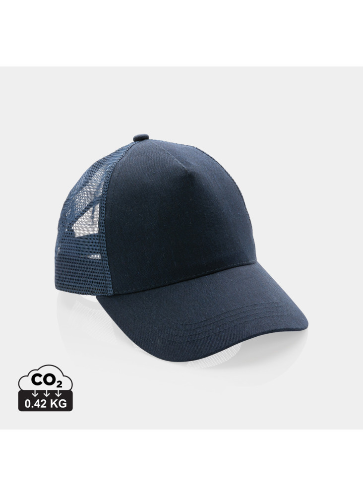 Casquette filet 5 panneaux coton recyclé Impact AWARE™