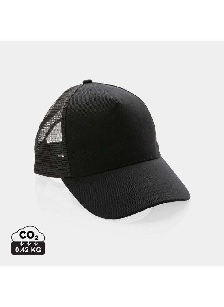 Casquette filet 5 panneaux coton recyclé Impact AWARE™
