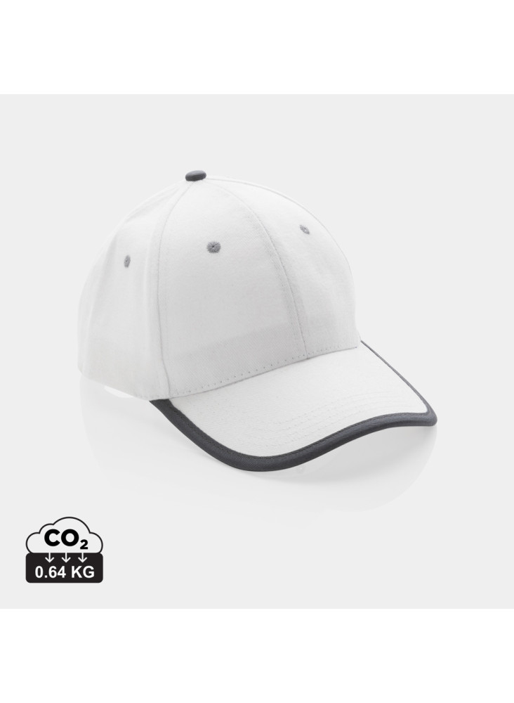 Casquette contraste 6 panneaux coton recyclé Impact AWARE™