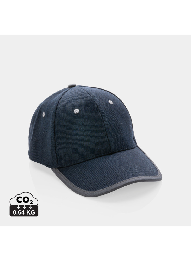 Casquette contraste 6 panneaux coton recyclé Impact AWARE™