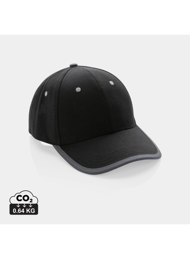 Casquette contraste 6 panneaux coton recyclé Impact AWARE™