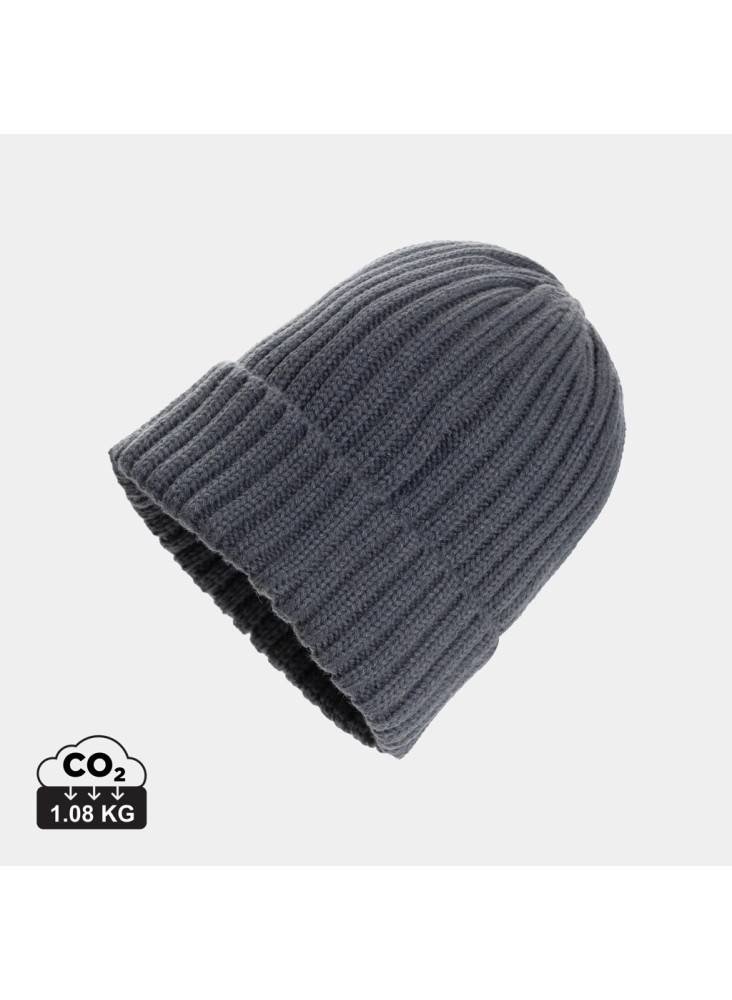 Bonnet à double côte et revers AWARE™ Polylana® Kennedi