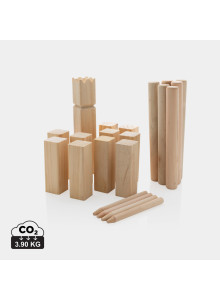 Jeu de Kubb en bois