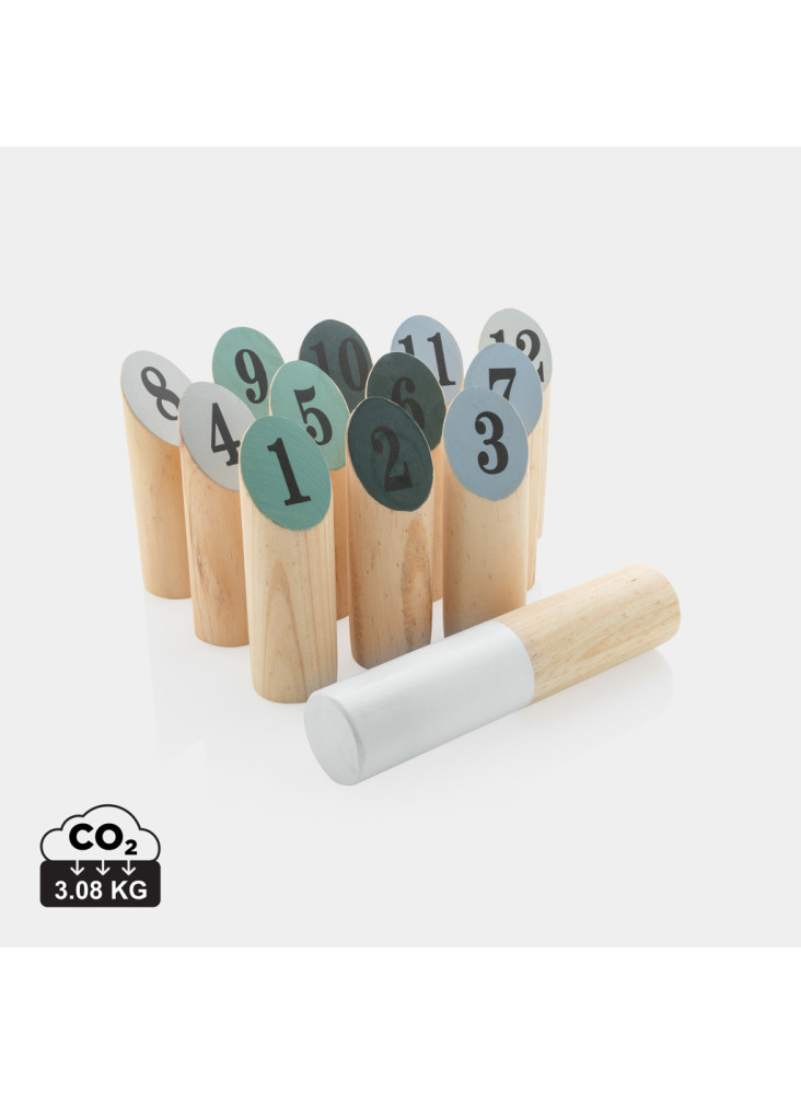 Jeu de quilles scandinaves en bois