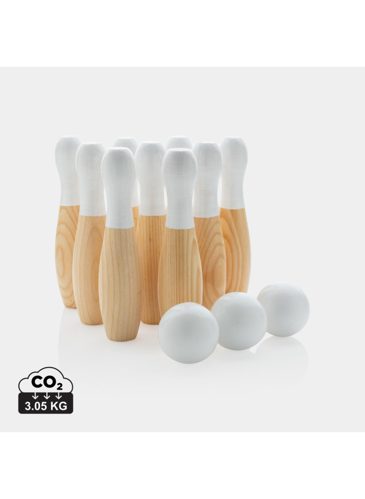 Jeu de quilles en bois