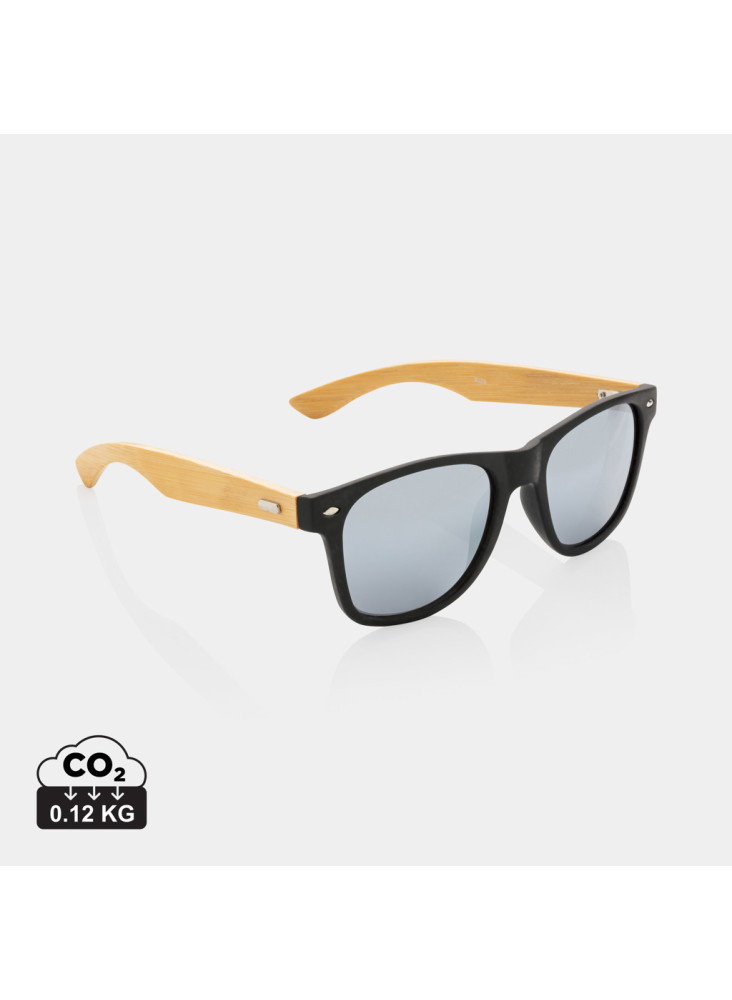 Lunettes de soleil en bambou et plastique recyclé RCS
