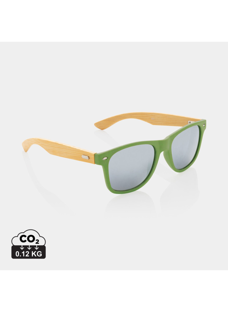 Lunettes de soleil en bambou et plastique recyclé RCS