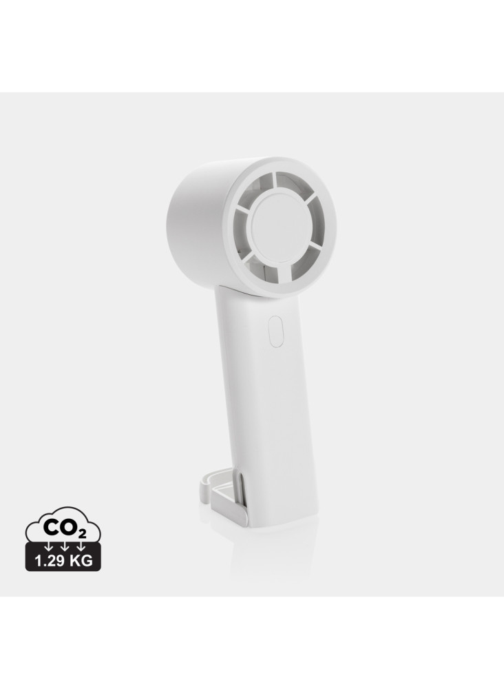 Ventilateur portable en plastique recyclé RCS Twist