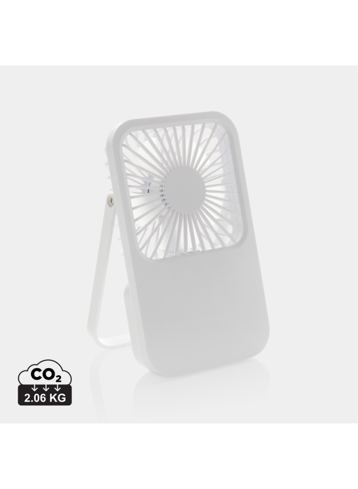 Ventilateur de bureau en plastique recyclé RCS Aervina