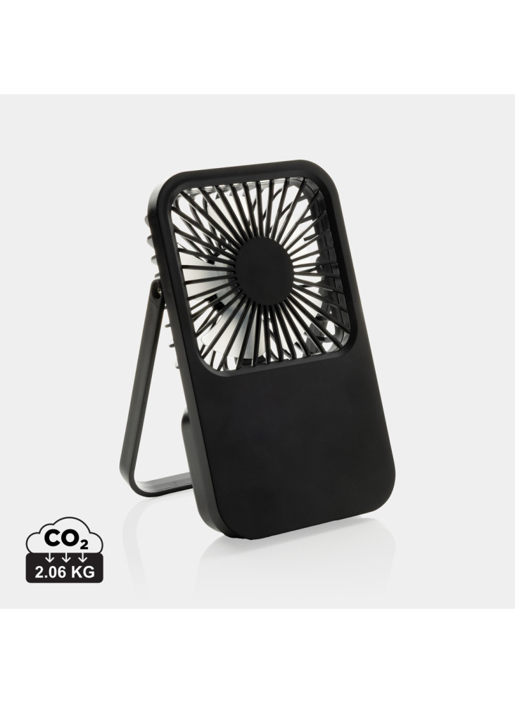 Ventilateur de bureau en plastique recyclé RCS Aervina