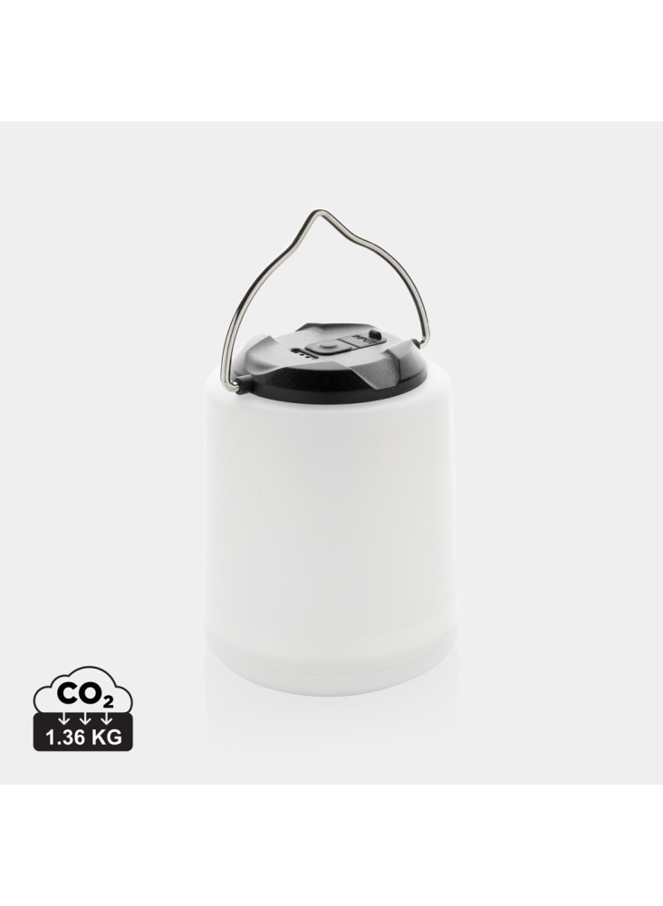 Lampe de table rechargeable en plastique recyclé RCS Limio