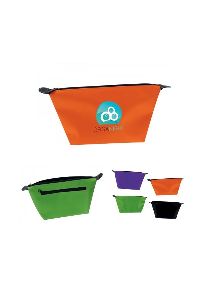 Trousse de Toilette polyester coloré publicitaire