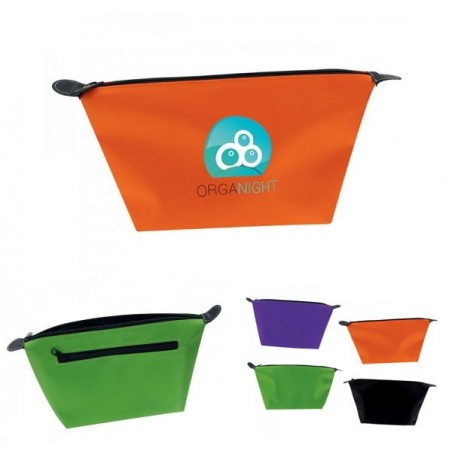 Trousse de Toilette polyester coloré publicitaire