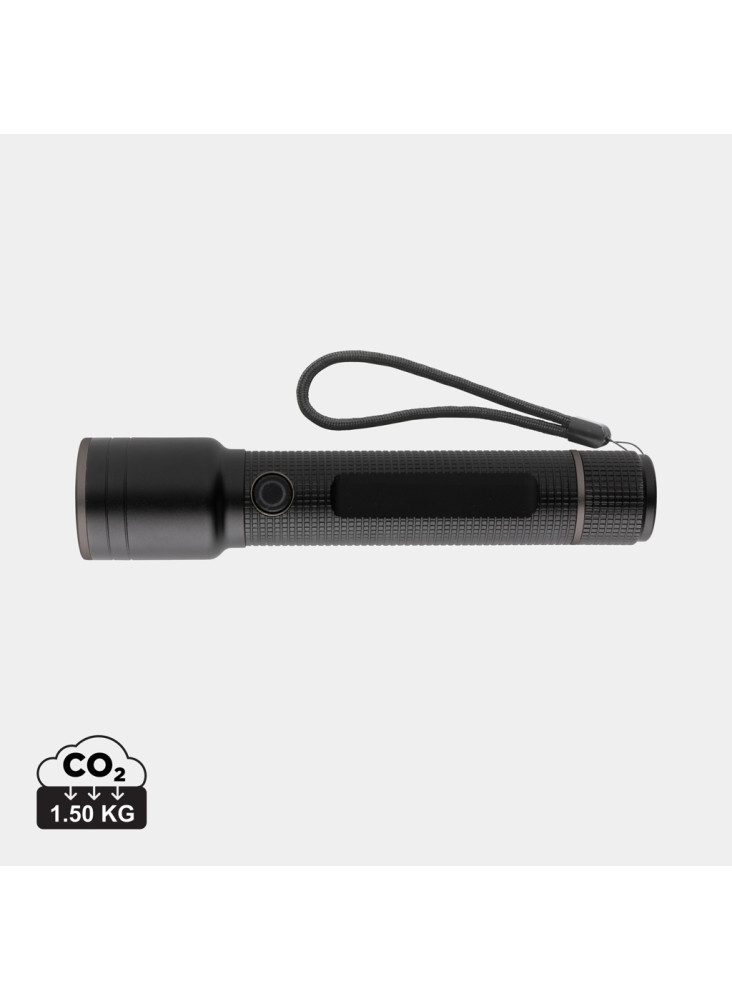 Lampe torche 10W rechargeable par USB en alu RCS Gear X