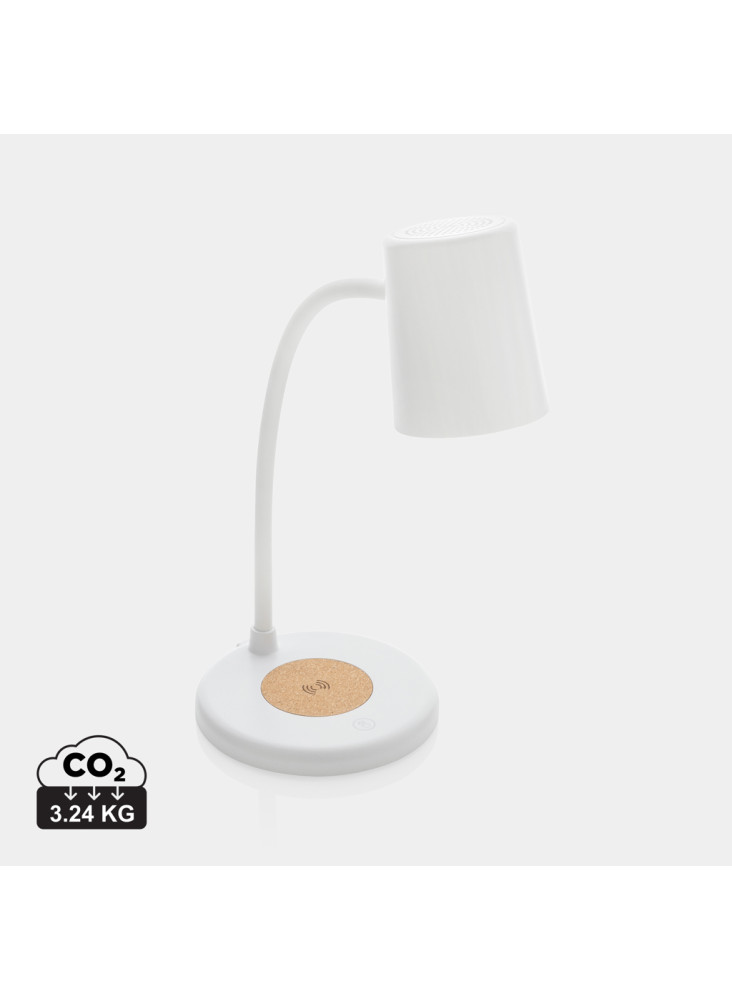 Lampe de bureau 15W  en liège et plastique RCS Zenara