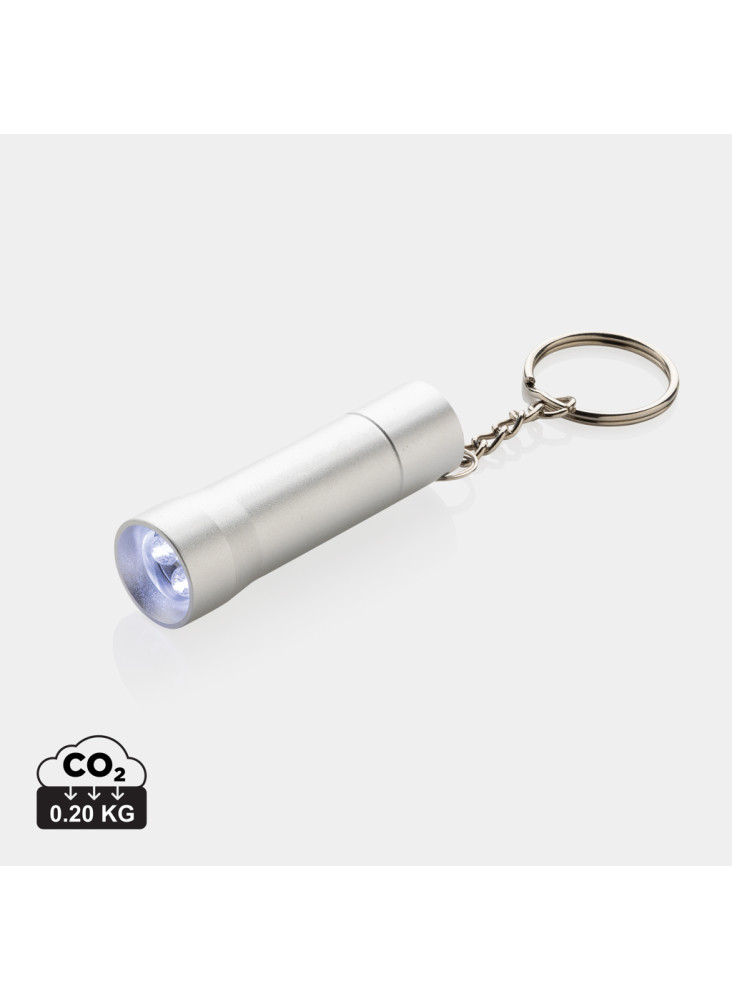 Porte-clés torche en aluminium recyclé RCS Flash
