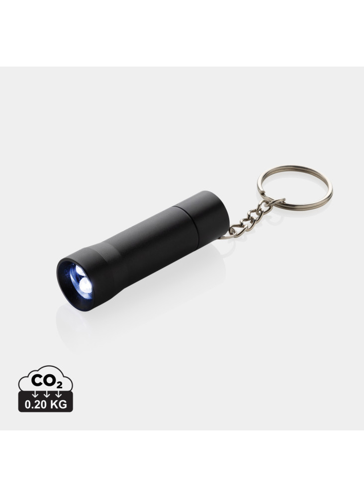 Porte-clés torche en aluminium recyclé RCS Flash