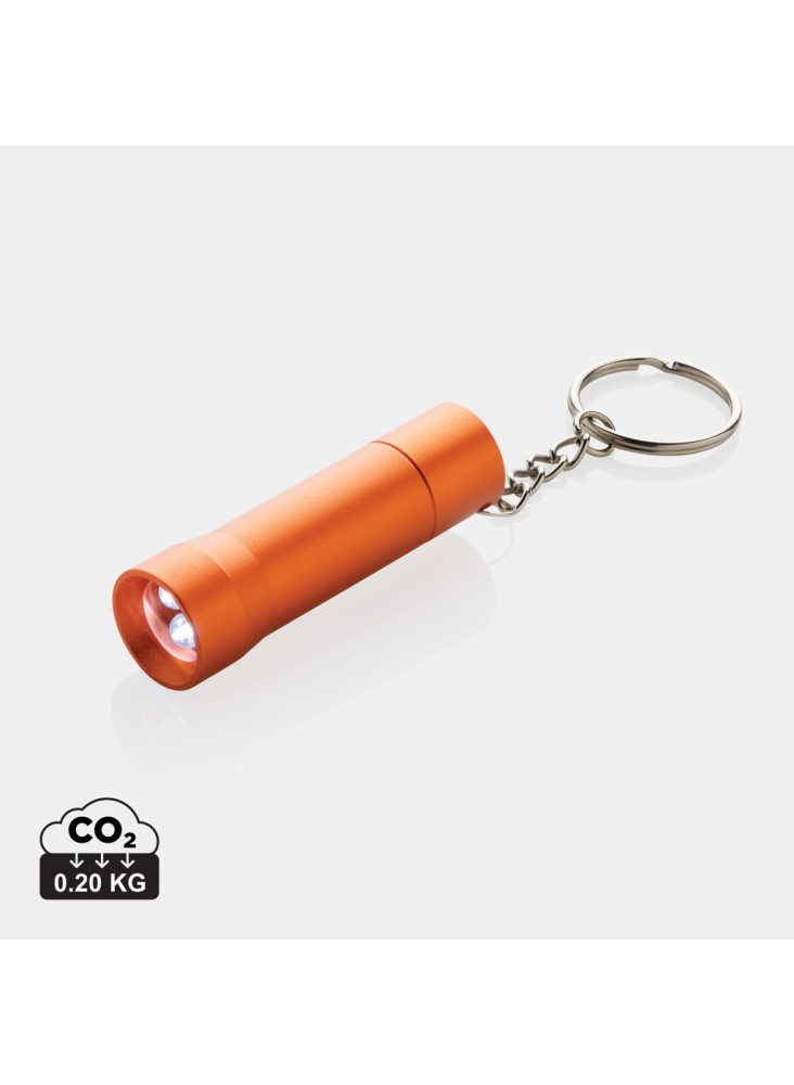 Porte-clés torche en aluminium recyclé RCS Flash