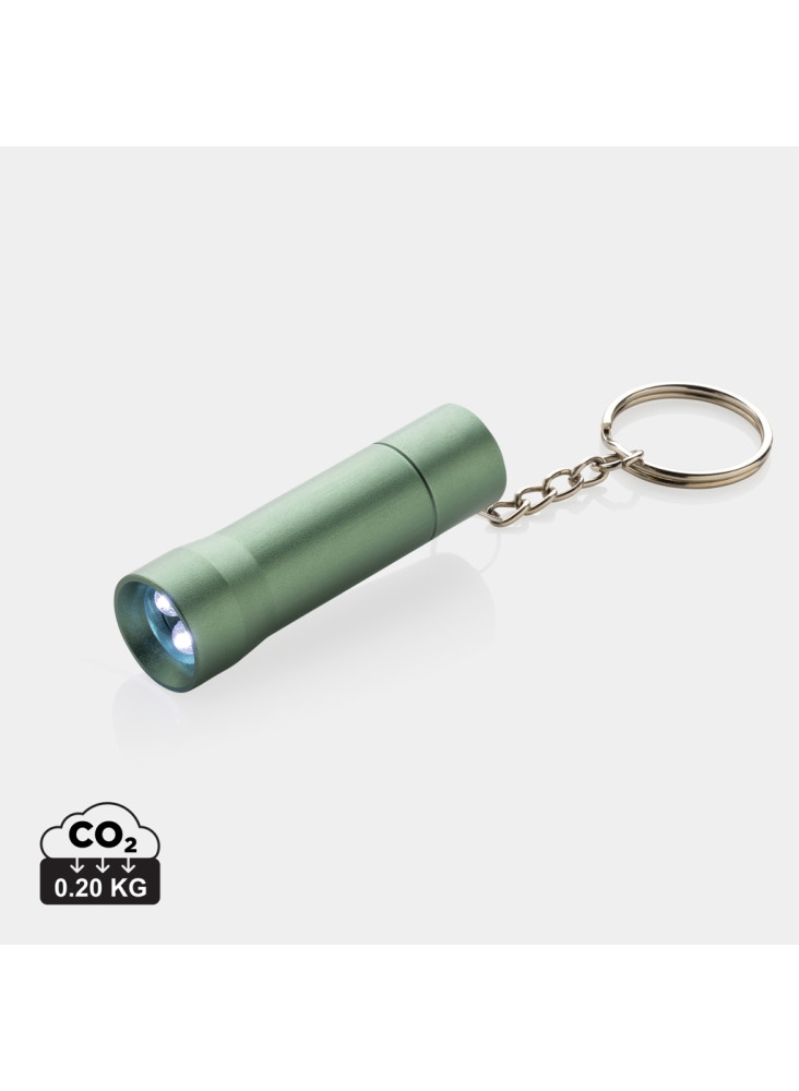 Porte-clés torche en aluminium recyclé RCS Flash