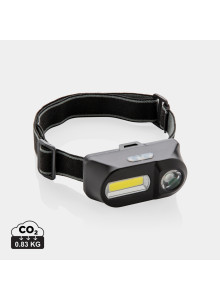 Lampe frontale avec LED et COB
