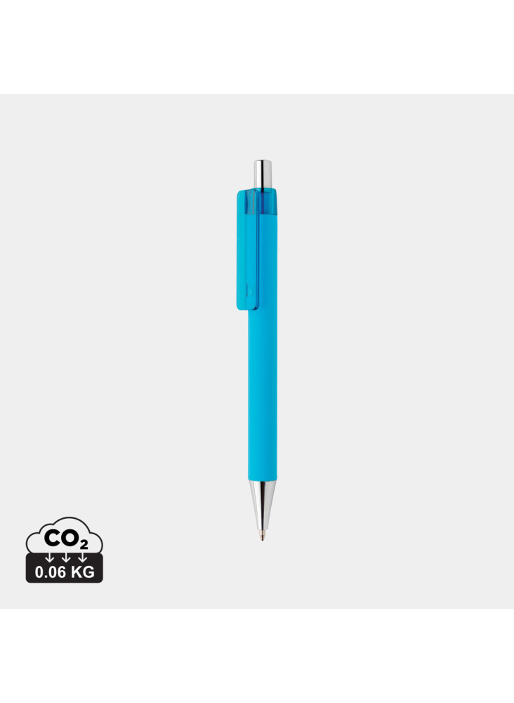 Stylo X8 finition gomme en ABS recyclé RCS
