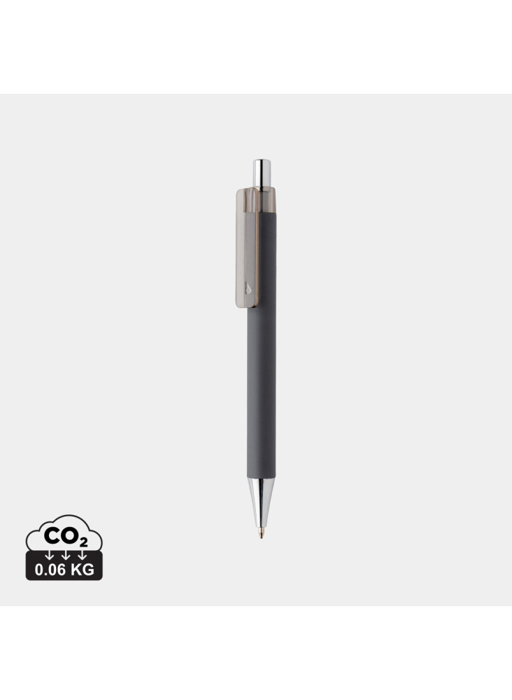 Stylo X8 finition gomme en ABS recyclé RCS
