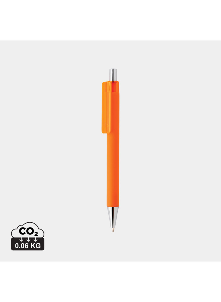 Stylo X8 finition gomme en ABS recyclé RCS