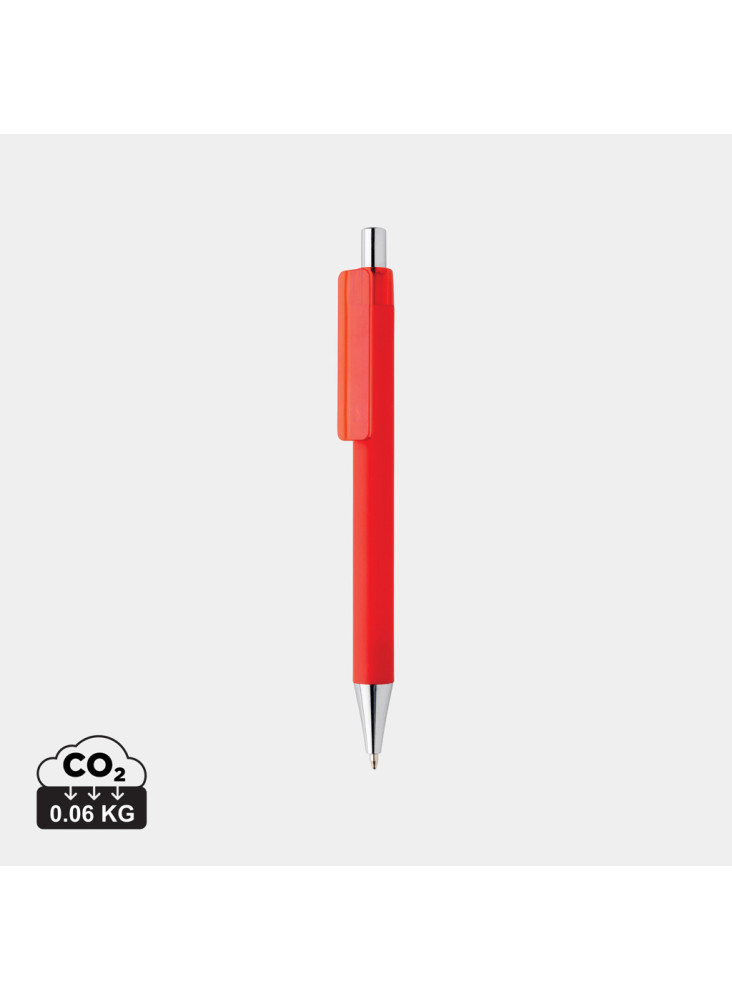 Stylo X8 finition gomme en ABS recyclé RCS
