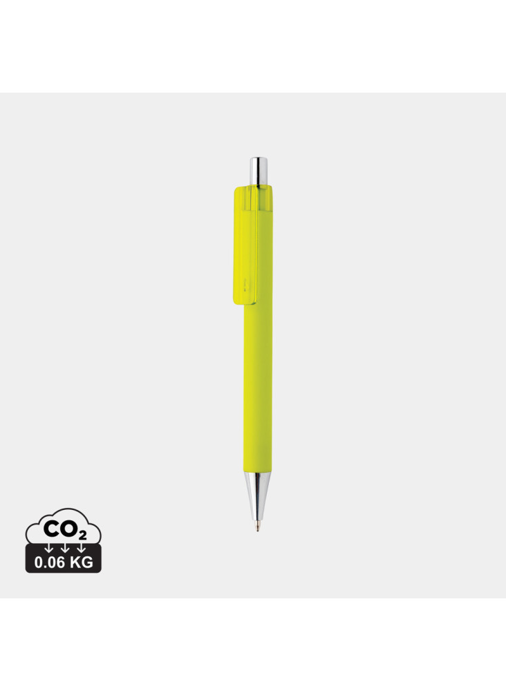 Stylo X8 finition gomme en ABS recyclé RCS