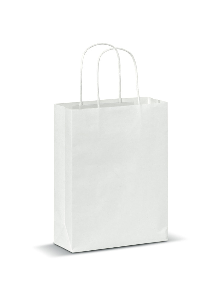 Sac papier anses torsadées 90g/m² 18x8x22cm
