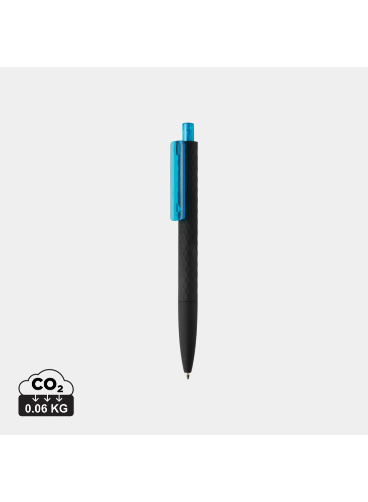 Stylo X3 finition gomme noire en ABS recyclé RCS