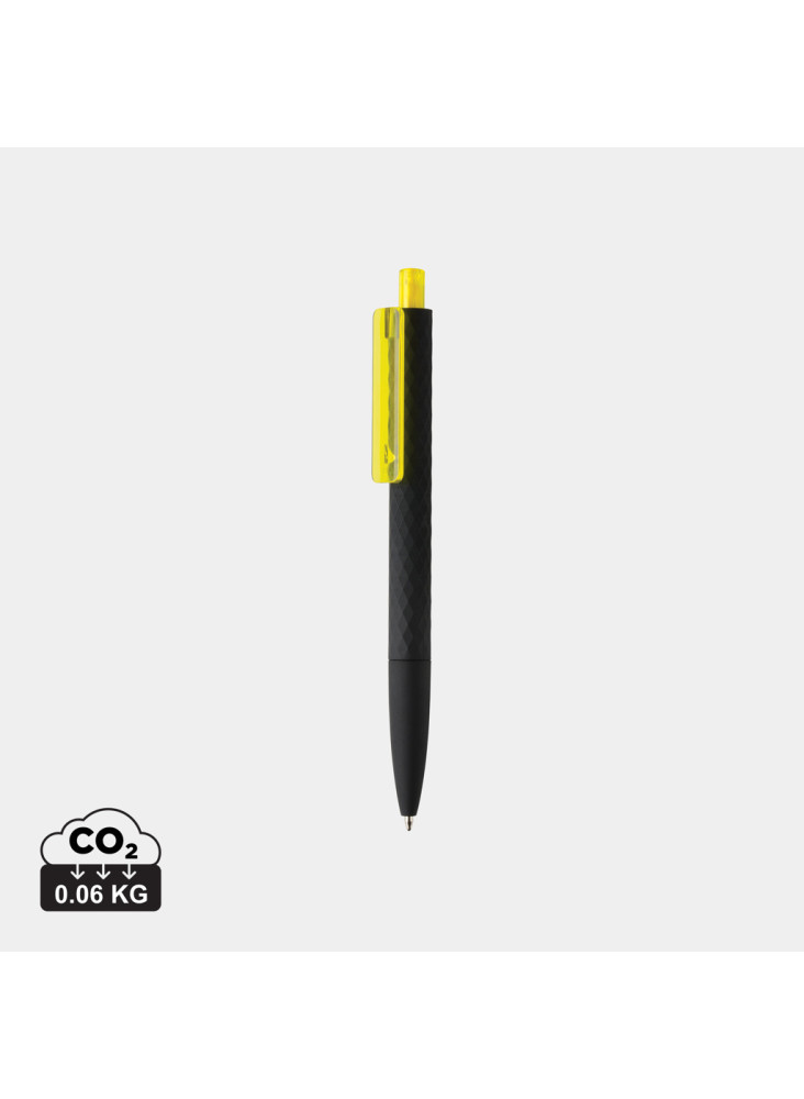 Stylo X3 finition gomme noire en ABS recyclé RCS