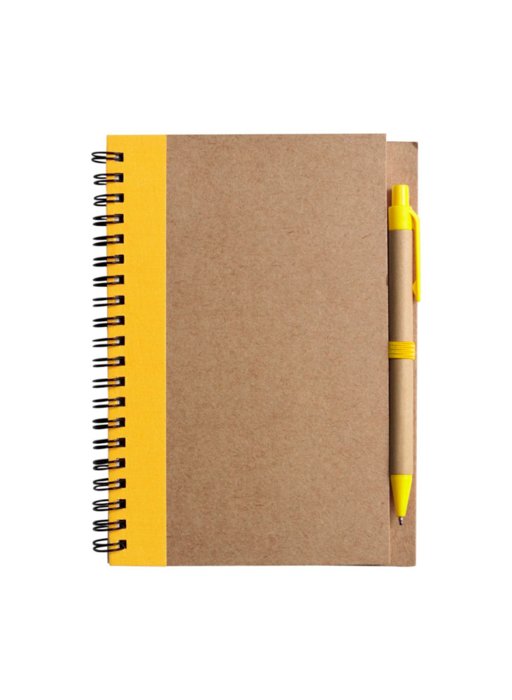 Carnet Stella | Carton | Ligné | Avec stylo bille