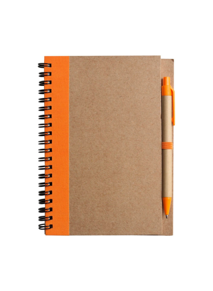Carnet Stella | Carton | Ligné | Avec stylo bille