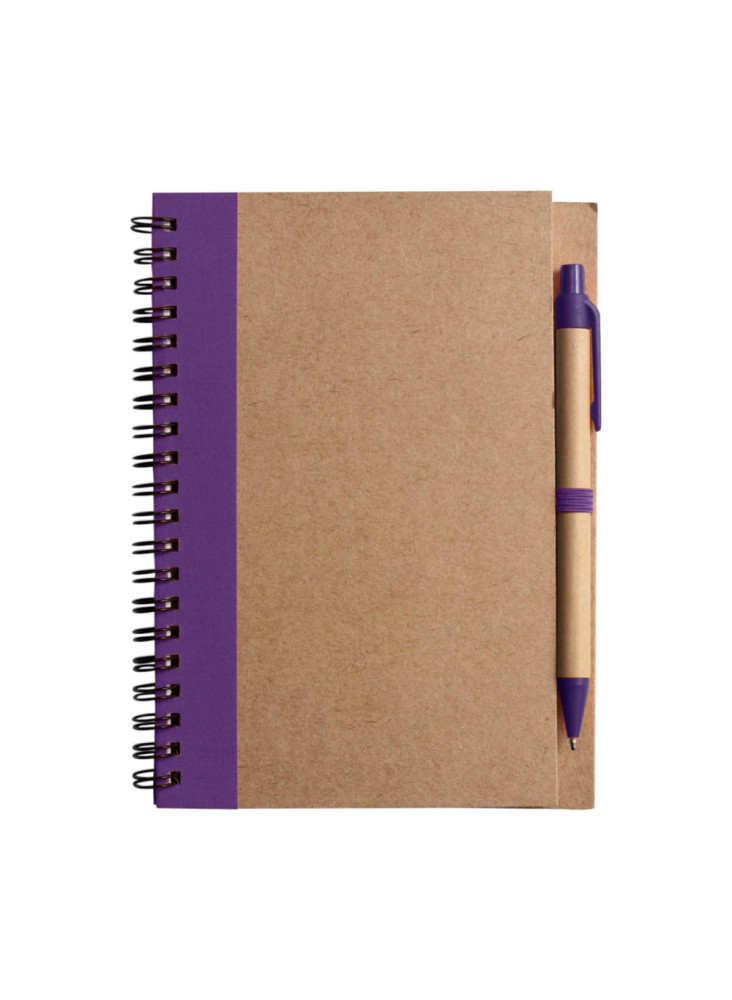 Carnet Stella | Carton | Ligné | Avec stylo bille