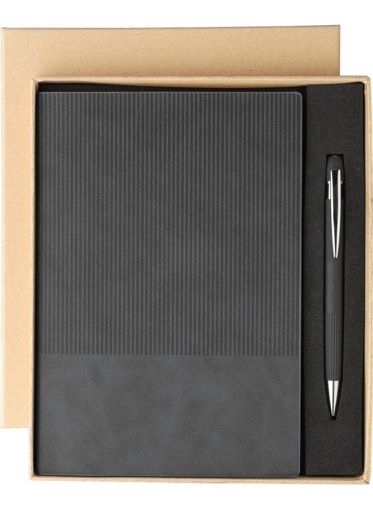 Set carnet Tarek | PU | A5 | Avec stylo bille