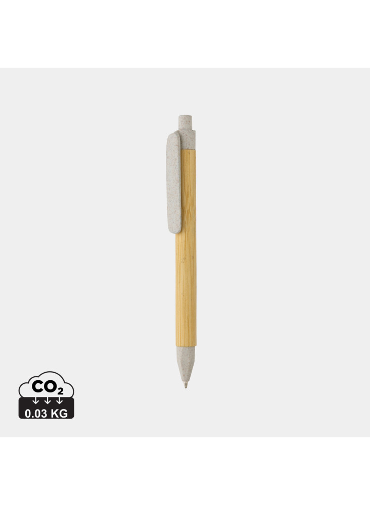 Stylo écriture responsable avec baril en papier recyclé