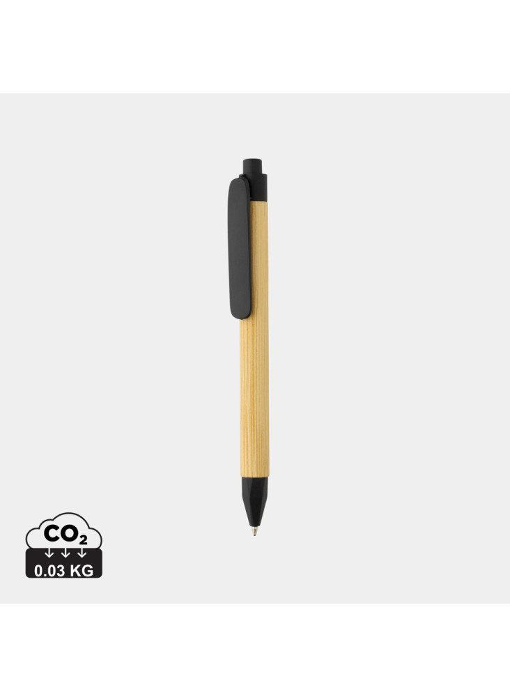 Stylo écriture responsable avec baril en papier recyclé